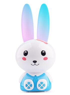 儿童Q宝贝兔故事岁婴幼儿男女宝宝带触摸灯光早教益智礼