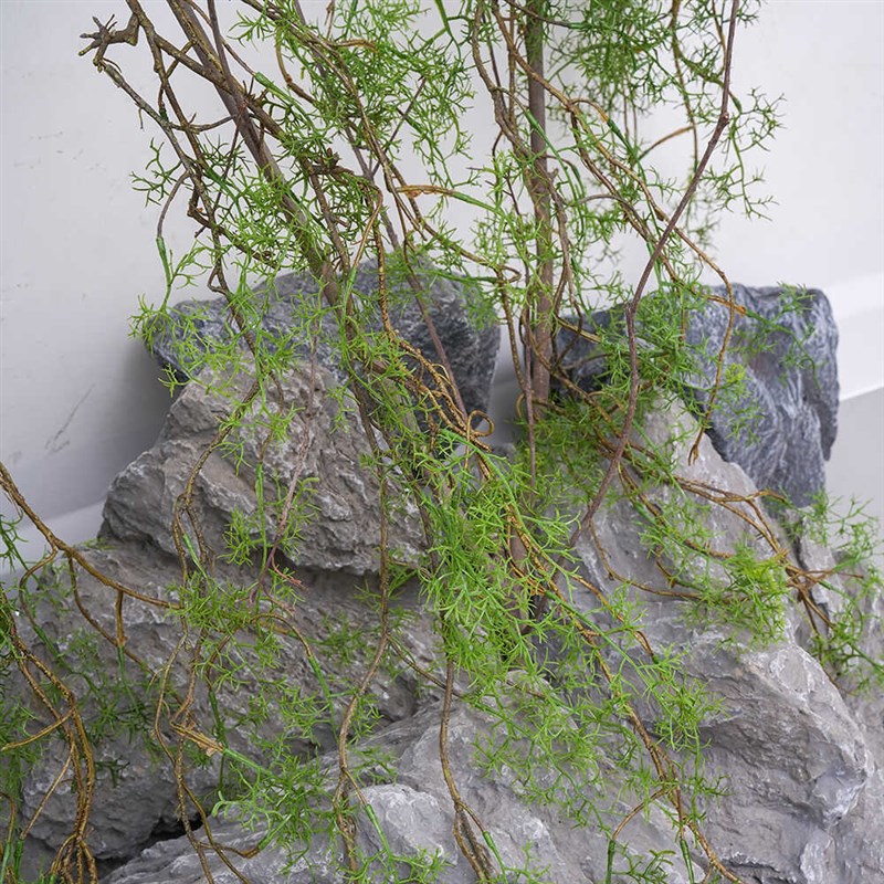 仿真绿植壁挂垂吊植物墙装饰藤条假花塑料室内客厅吊顶墙面挂件