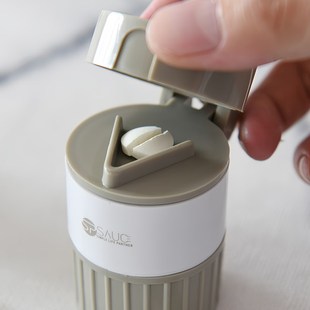 切药分药器二分之一剪药器磨药研磨器碎药片分割器西药磨药粉药盒