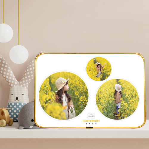 相框摆台洗照片定制做成水晶儿童宝宝周岁写真照放大挂墙相片打印