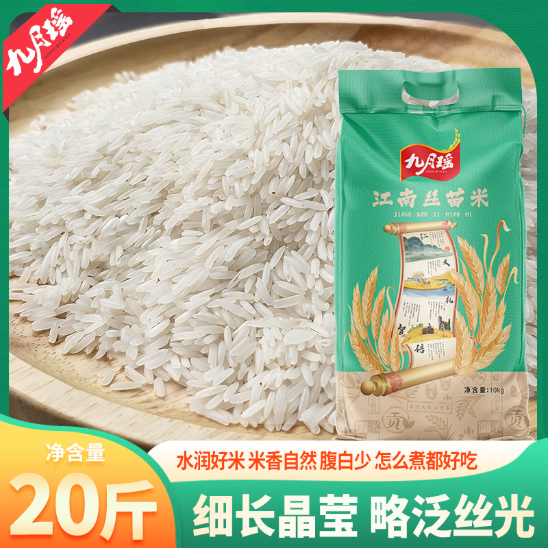 九月瑶江南丝苗米20斤新米