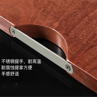 乌檀木菜板实木迷你免打木质板子整木大号