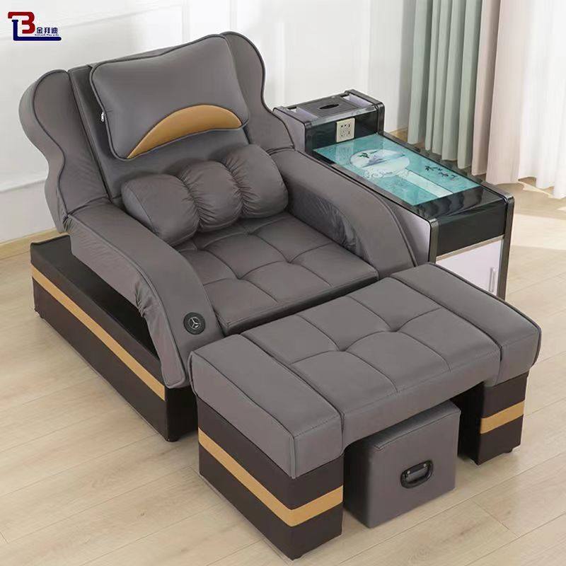 足疗沙发电动档足浴沙发躺椅洗脚按摩床洗浴中心休息沙发采耳床