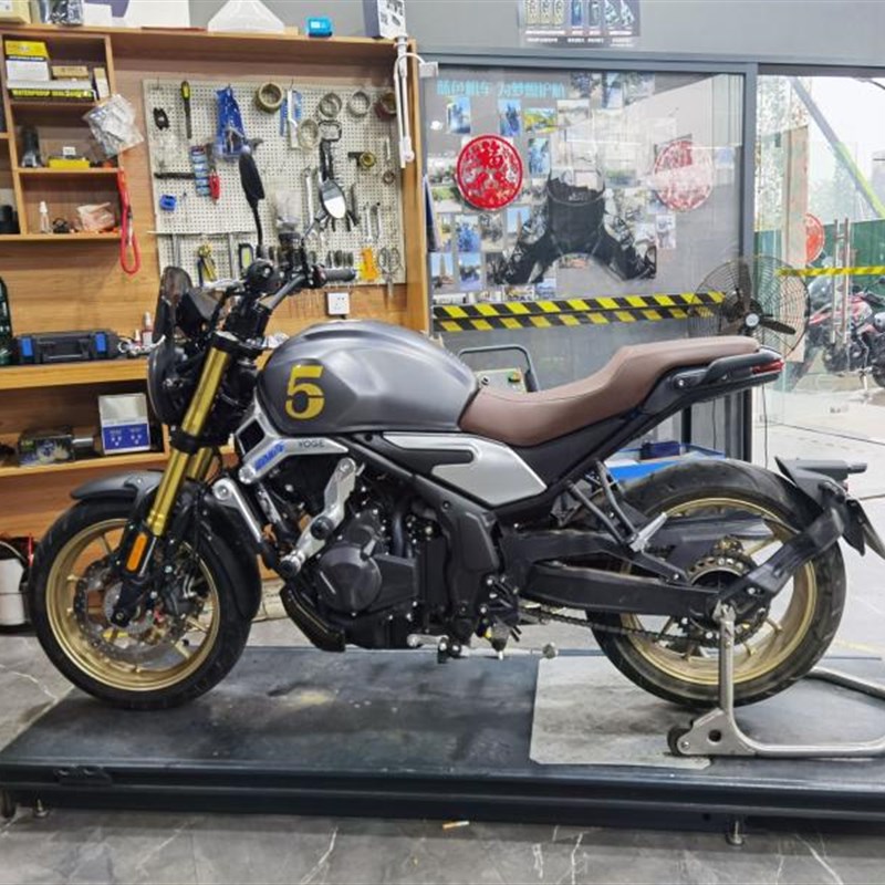 圣普达摩托车无极500AC摩托车保险杠 铝合金护杠防摔改装护杠