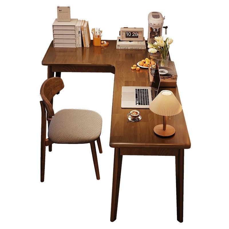 贵祺转角书桌学生学习桌写字卧室家用工作台式电脑桌拐角L型床边