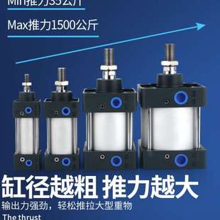 客型SC标准气缸小型气动大推力32X40X50X63X80X100125160200S