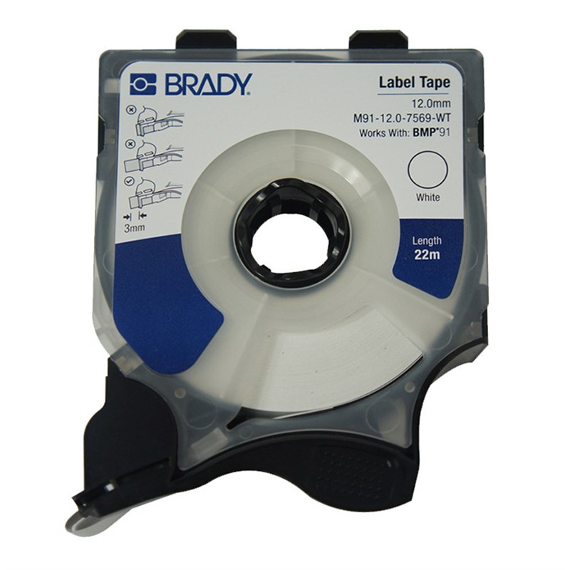 Brady贝迪M91-9-WT/YL线号打印机标签线号机标签9mm/6mm贴纸BMP91