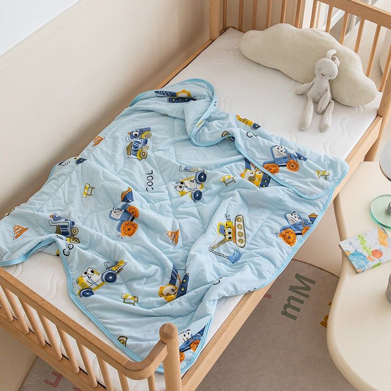 夏季儿童夏被夏凉被可机洗幼儿园凉感丝空调被春夏午睡超薄小被子,床上用品,化纤被,淘宝优惠券,粉丝福利购,淘宝优惠卷