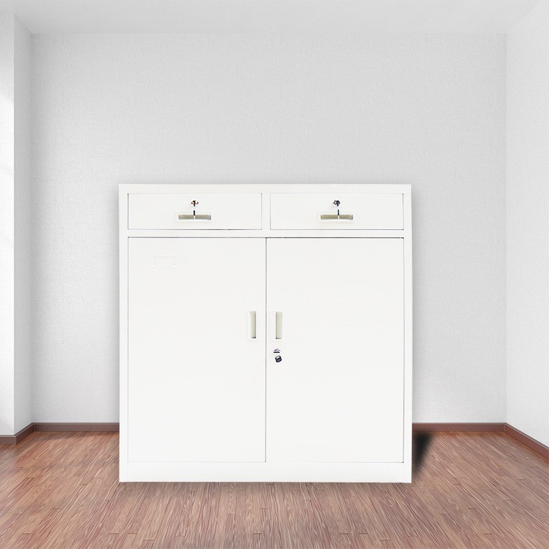 矮柜钢制文件柜办公室桌下小抽屉柜资料柜家用带锁铁皮收纳储物柜