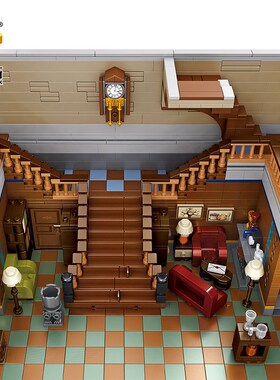 潘洛斯613001至圣所大型建筑成人高难度拼装积木模型