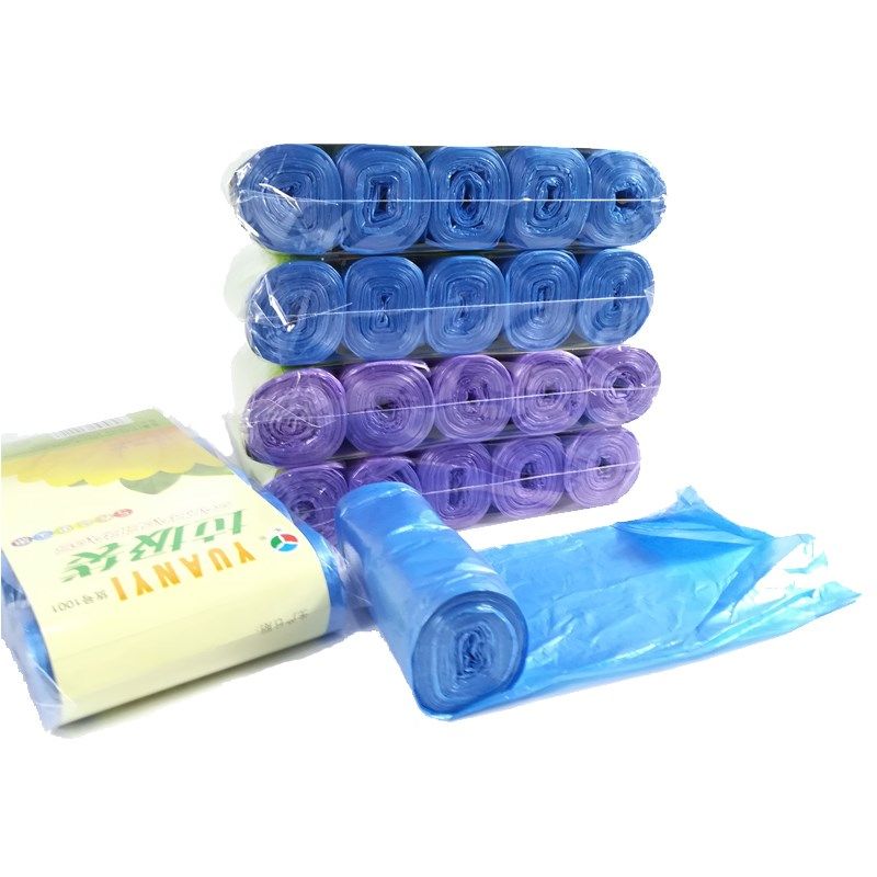 J6DA100卷整箱家用垃圾袋办公加厚大小号彩色断点清洁塑