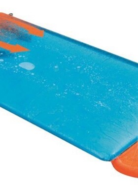 Bestway52242加长加宽三人滑水道别墅草坪儿童喷水冲浪水床滑水布