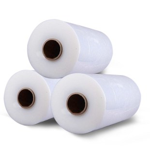 工业大卷塑料打包缠绕膜50cm透明拉伸膜pe膜15公斤包装 保护膜薄膜