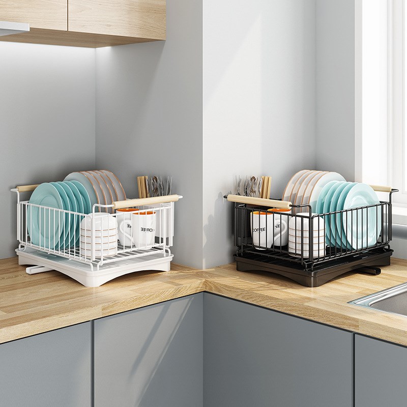厨房不锈钢碗碟架可拆装沥水碗架碟架台面餐具收纳架