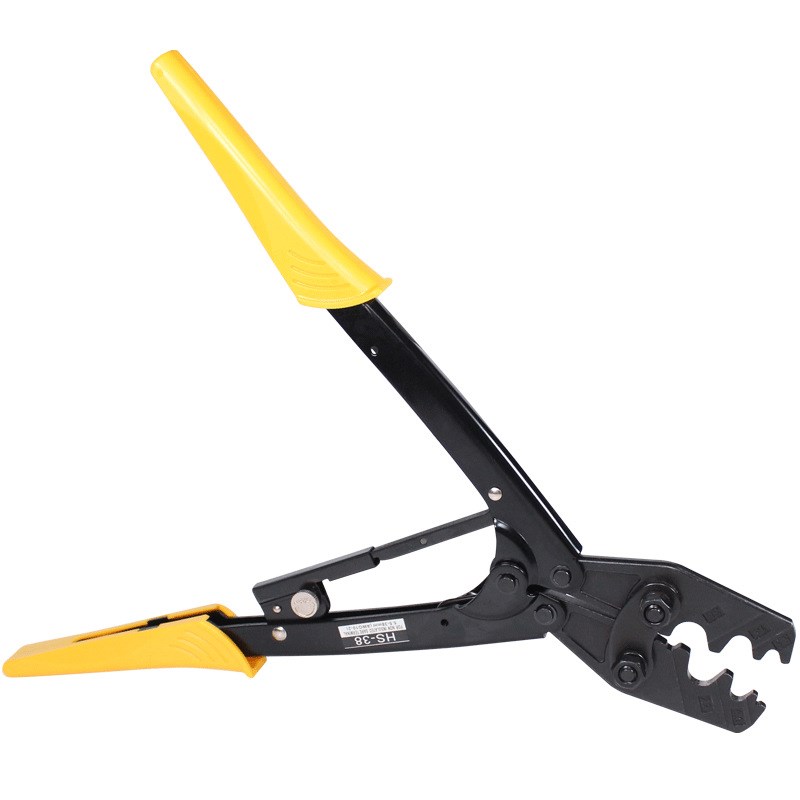 HS-38压线钳5.5-38平方裸端子铜鼻SC开口鼻电工棘轮省力赋力仕