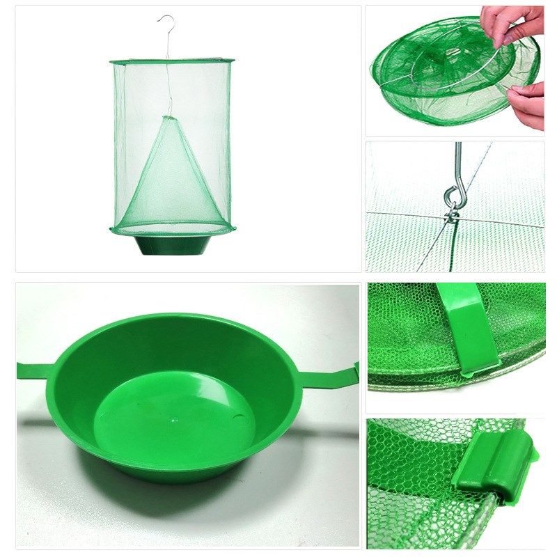 苍蝇捕捉捕蝇笼家用户外养殖场蝇子扑补粘灭杀捉抓蝇诱松之禾