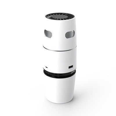 空气净化器小型家用办公卧室车用负离子氧吧除甲醛异味滤网充电款