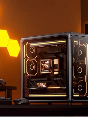 乔思伯机箱D200/D300/D400/X400曲面海景房机箱EATX MATX ATX