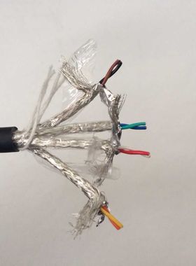 8芯分组独立双绞屏蔽线0.2平方抗干扰好数控机床拖链电缆耐油柔软