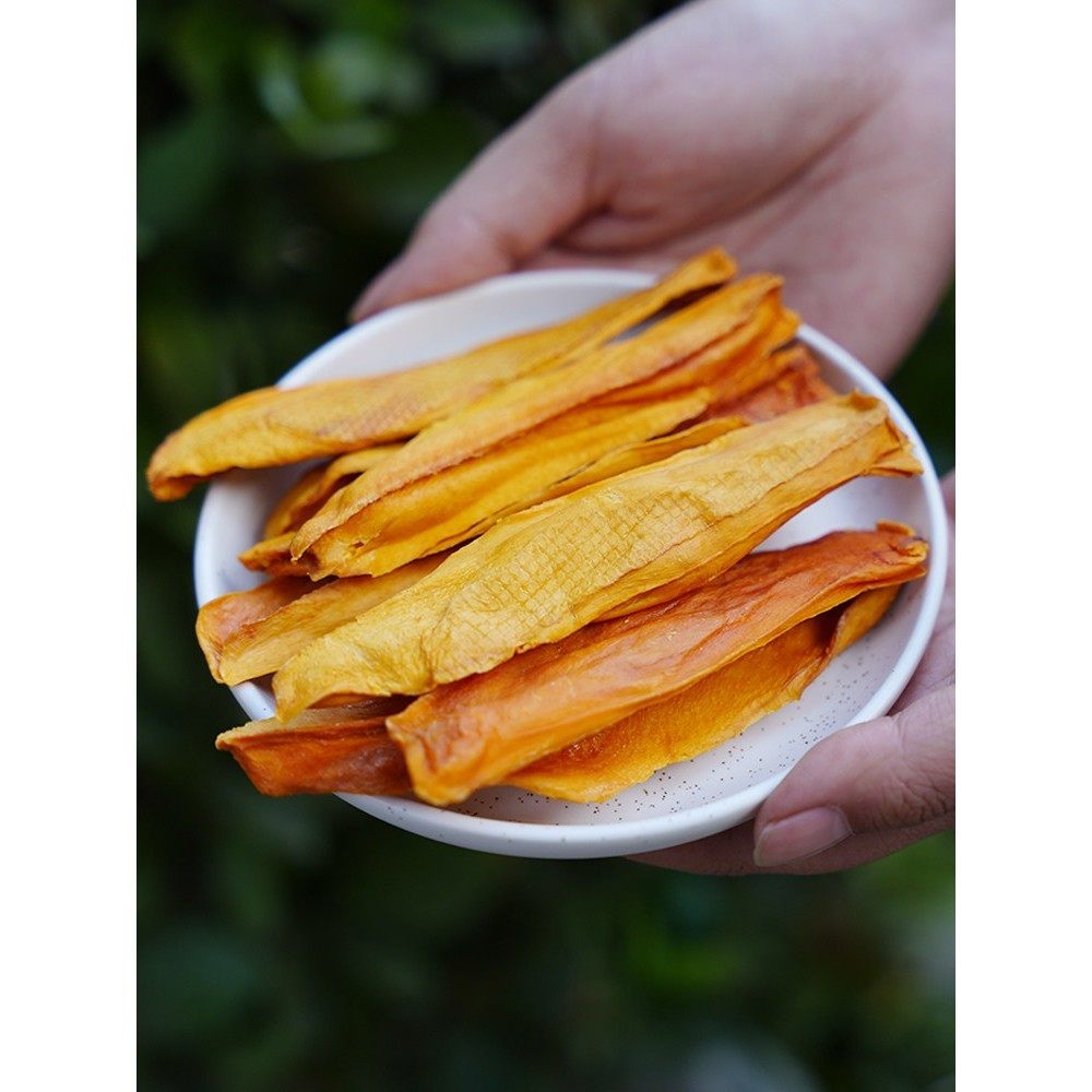 八月系列2025新广西黄金芒果干无添加剂手工切片和干200g