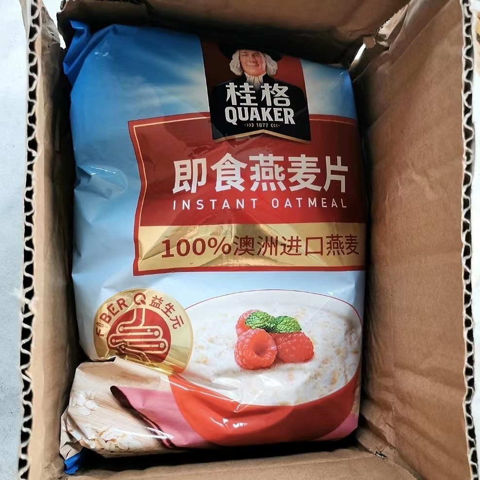 新日期正品燕麦片即食桂格燕麦片谷物袋装免煮营养代餐早餐冲饮