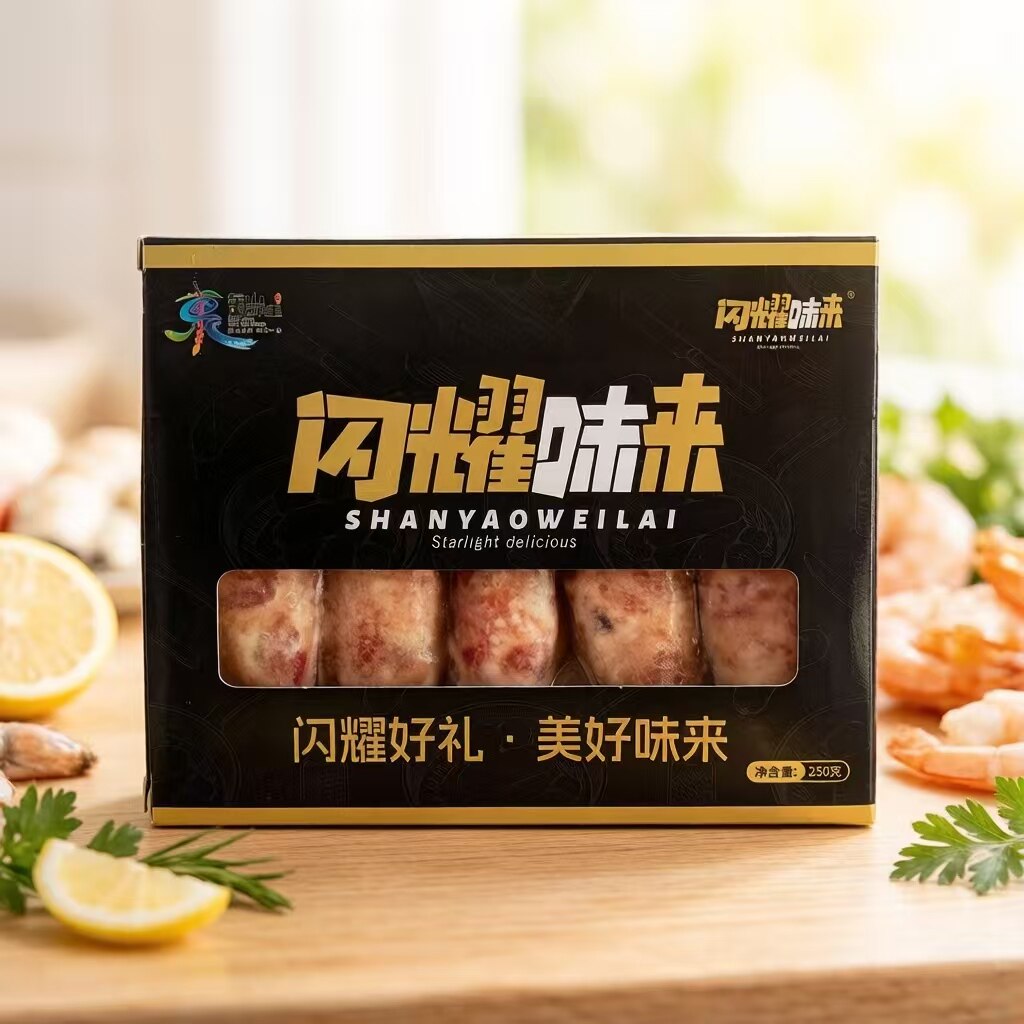 东山岛芥末香肠樱花虾芥末肠高端肉肠福建闪耀味来