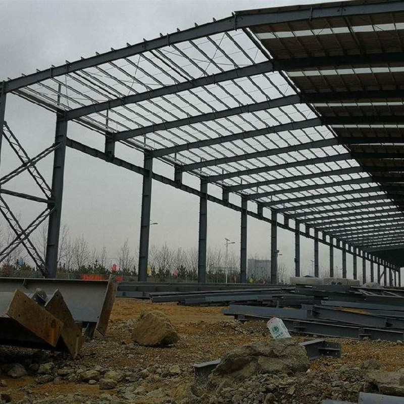 新款夹层耐力板钢板工程结构钢阁楼梯隔层平台搭建厂房钢构