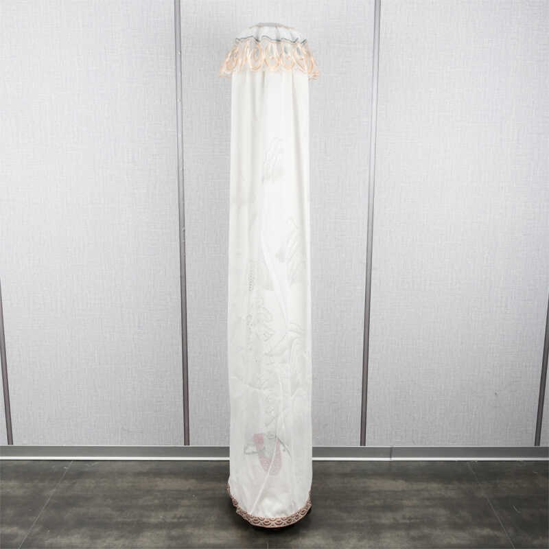 新品挂烫机罩定制全包布艺杆衣架拉链防尘罩落地家用圆柱款式