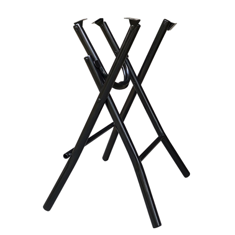 非站立折叠桌腿支架 餐桌脚折叠架子 桌腿支架 金属桌子腿 餐台脚