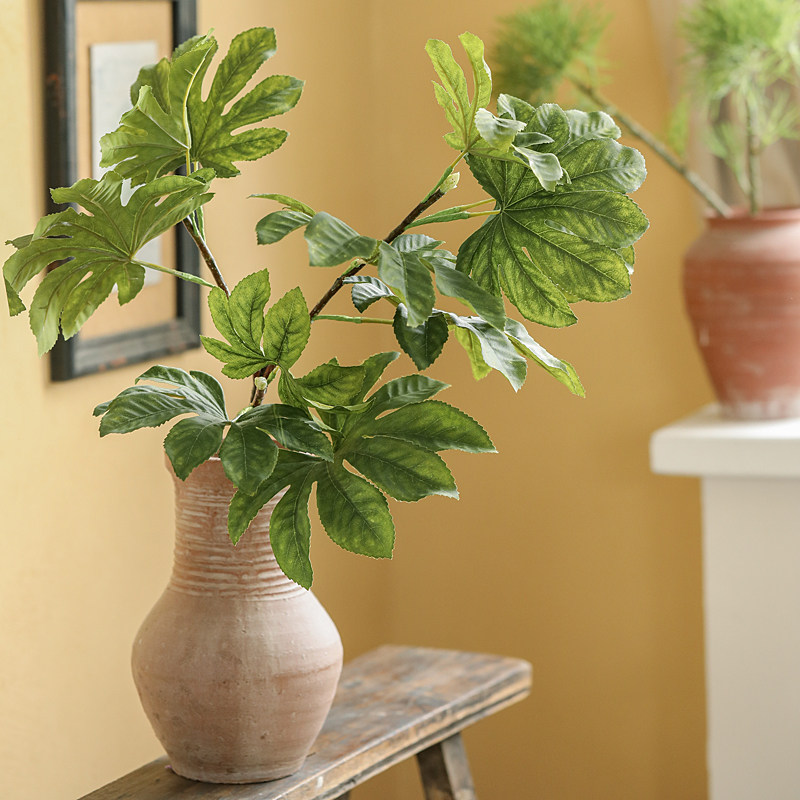 复古粗陶瓶手工耳红陶土罐陶瓷插干器侘寂风客厅装饰,家居饰品,花瓶,淘宝优惠券,粉丝福利购,淘宝优惠卷