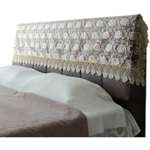蕾丝床头罩欧式床头保护罩布艺床头靠背巾夏季床头防尘盖布