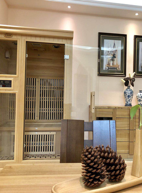 别墅施工汗蒸房远红外线全屋定制光波房全实木碳晶板汗蒸高端