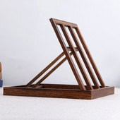 鸡翅木阅读架看书架书器书立实木质创意字帖架临帖架夹书板临帖架