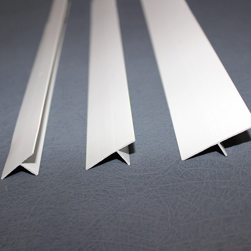 悬浮吊顶T型收口条F型造型条天花压边线条PVC收边条阴角线工艺槽