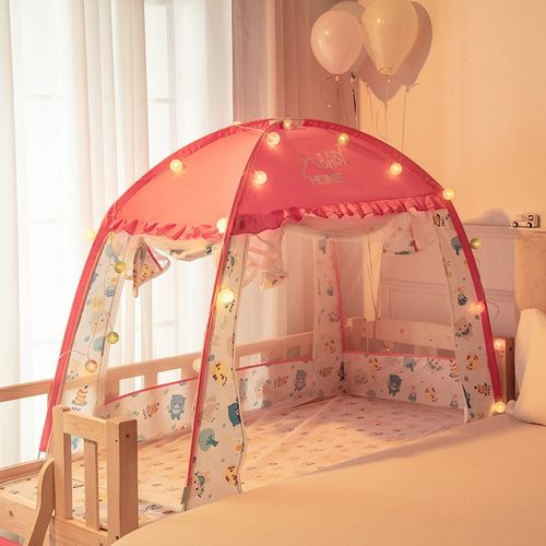 公主宝宝儿童婴幼儿学生床蒙古包小孩分床蚊帐子0.6/0.8/0.9蚊帐