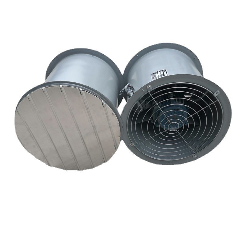 管道式轴流风机 T35-11-9 4KW 风量35227m3/h 风压 268pa