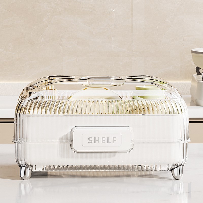 碗架沥水架厨房置物架放碗碟碗盘收纳碗筷收纳箱餐具整理盒子碗柜