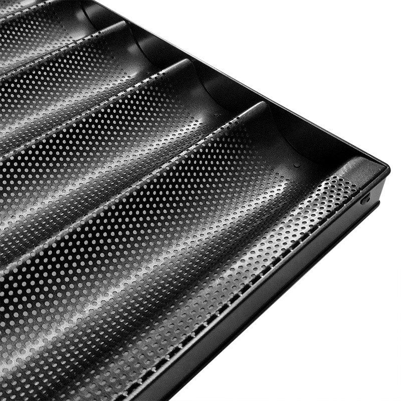 商用不沾法棍烤盘四槽五槽法棍面包模具丹麦小热狗烘焙盘西辰