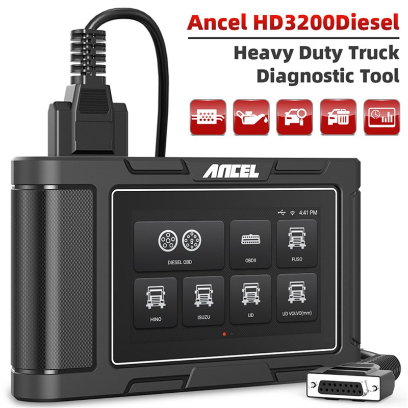 ANCEL HD3200 24V 重型柴油卡车诊断扫描仪 全系统 DPF再生亚柴版