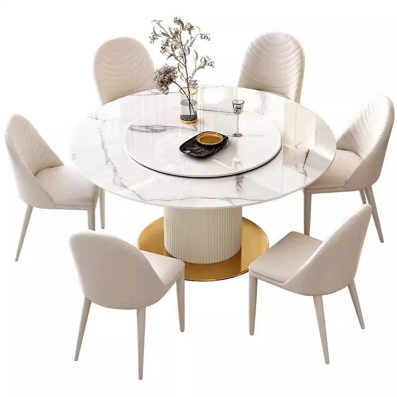 奶油风纯白加厚岩板餐桌椅小户型客厅家用餐桌出租屋吃饭桌子,住宅家具,岩板餐桌,淘宝优惠券,粉丝福利购,淘宝优惠卷