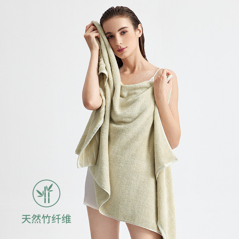中洁新款竹纤维浴巾女家用洗脸洗澡毛巾柔软吸水速干男抗菌裹巾,居家布艺,浴巾毛巾方巾套装/三件套,淘宝优惠券,粉丝福利购,淘宝优惠卷