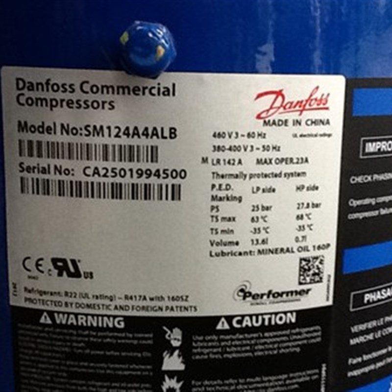 M18TVC M11TVC TVC  M0VC Z11TVC丹佛斯压缩机