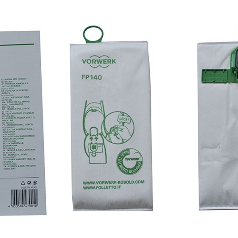 原装德国vorwerk福维克吸尘器滤尘袋VK140/150垃圾袋高效过滤99%