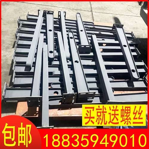 (送螺丝)H型雨棚钢梁玻璃雨篷支架牛腿幕墙挑梁玻璃抓雨搭定制