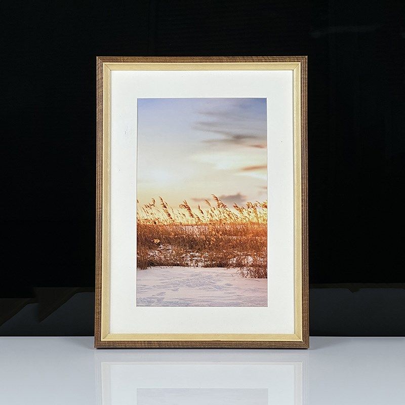 实木大相框挂墙KK素描装裱画框外框拼图框定制任意尺寸