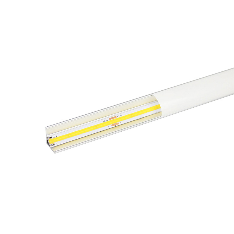 led线条灯明装线性灯窗帘盒灯带灯槽45度斜发光智能氛围灯线型灯