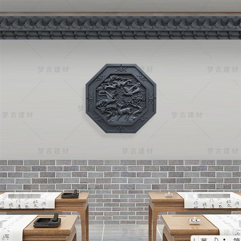 梦古小号特厚免架子瓦树脂瓦仿古屋檐一体仿真装饰塑料瓦,基础建材,屋顶装饰瓦,淘宝优惠券,粉丝福利购,淘宝优惠卷