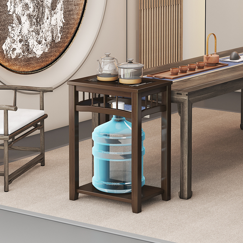 茶水柜客厅沙发边几小茶桌边柜家用茶水架烧水泡茶一体小茶几