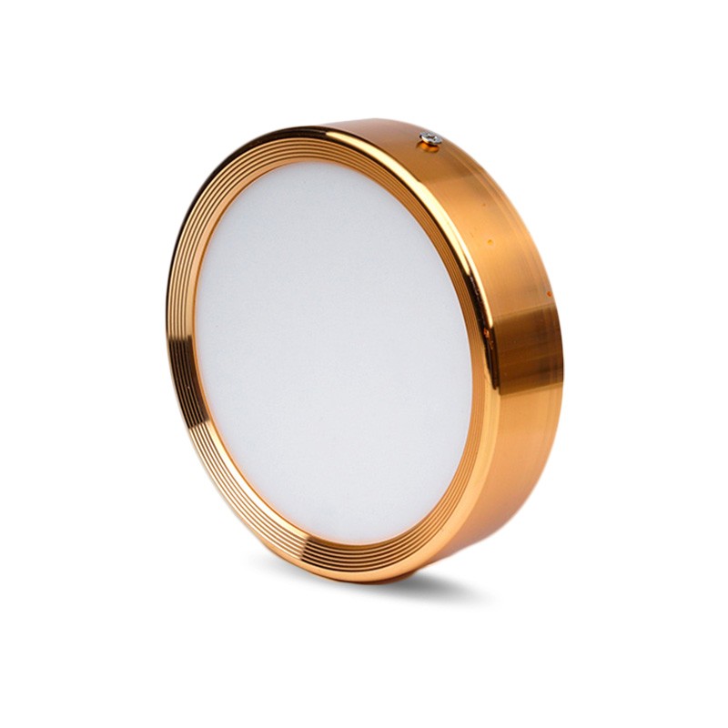 黑色超薄led明装筒灯寸W过道阳台免孔15cm公分吸顶天花灯