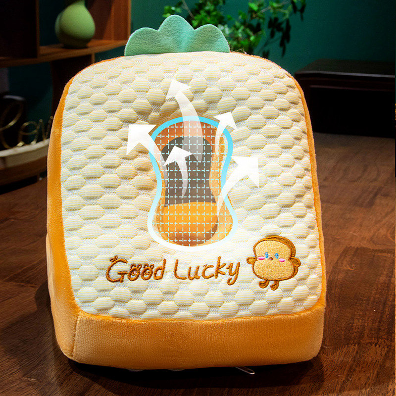 办公室午睡靠枕两用午休抱枕趴桌子夏季冰豆豆午睡枕小学生颈椎枕